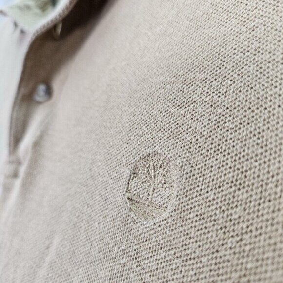 Timberland Weathergear Polo Shirt Logo Golf Short Sleeve (Measurement Photos) - Picture 2 of 10